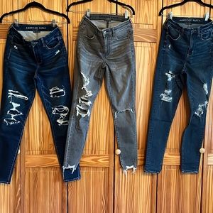American Eagle Jeggings Size 4 - 3 pairs